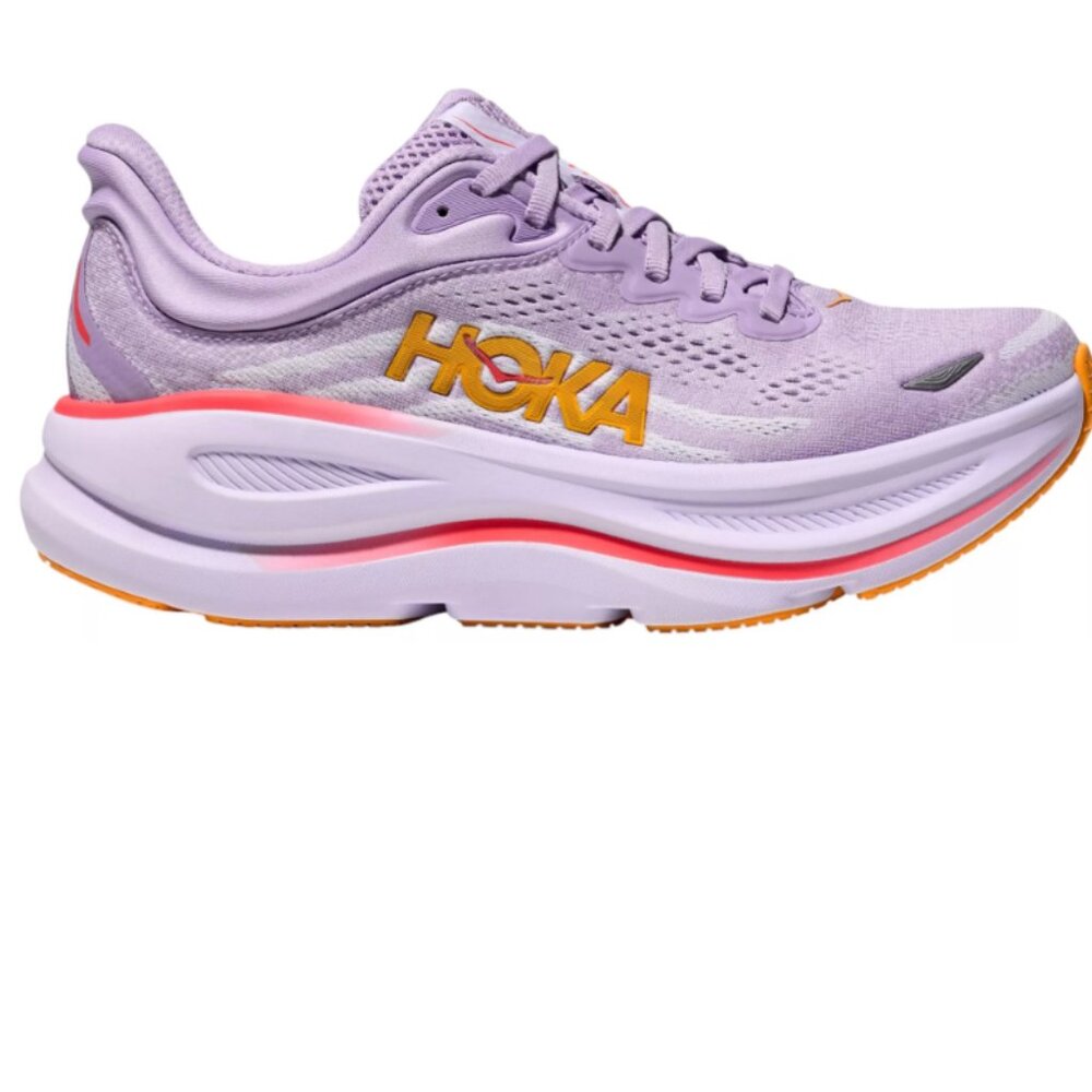Hoka Women's Lavender and Gold Athletic Shoes